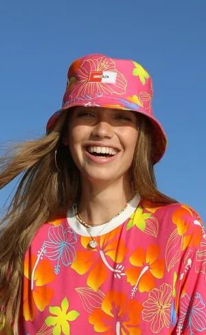 Tiki Floral Bucket Hat