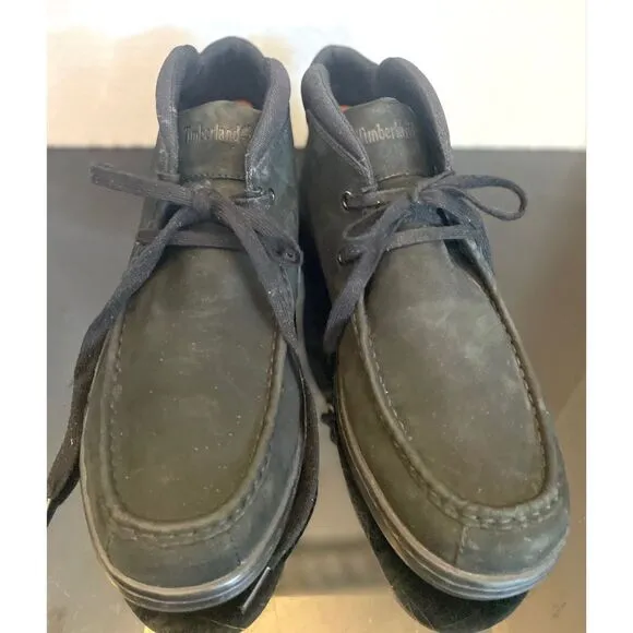 Timberland Boots Newmarket Cupsole Chukka Green Black Ankle Boots Size 12 M