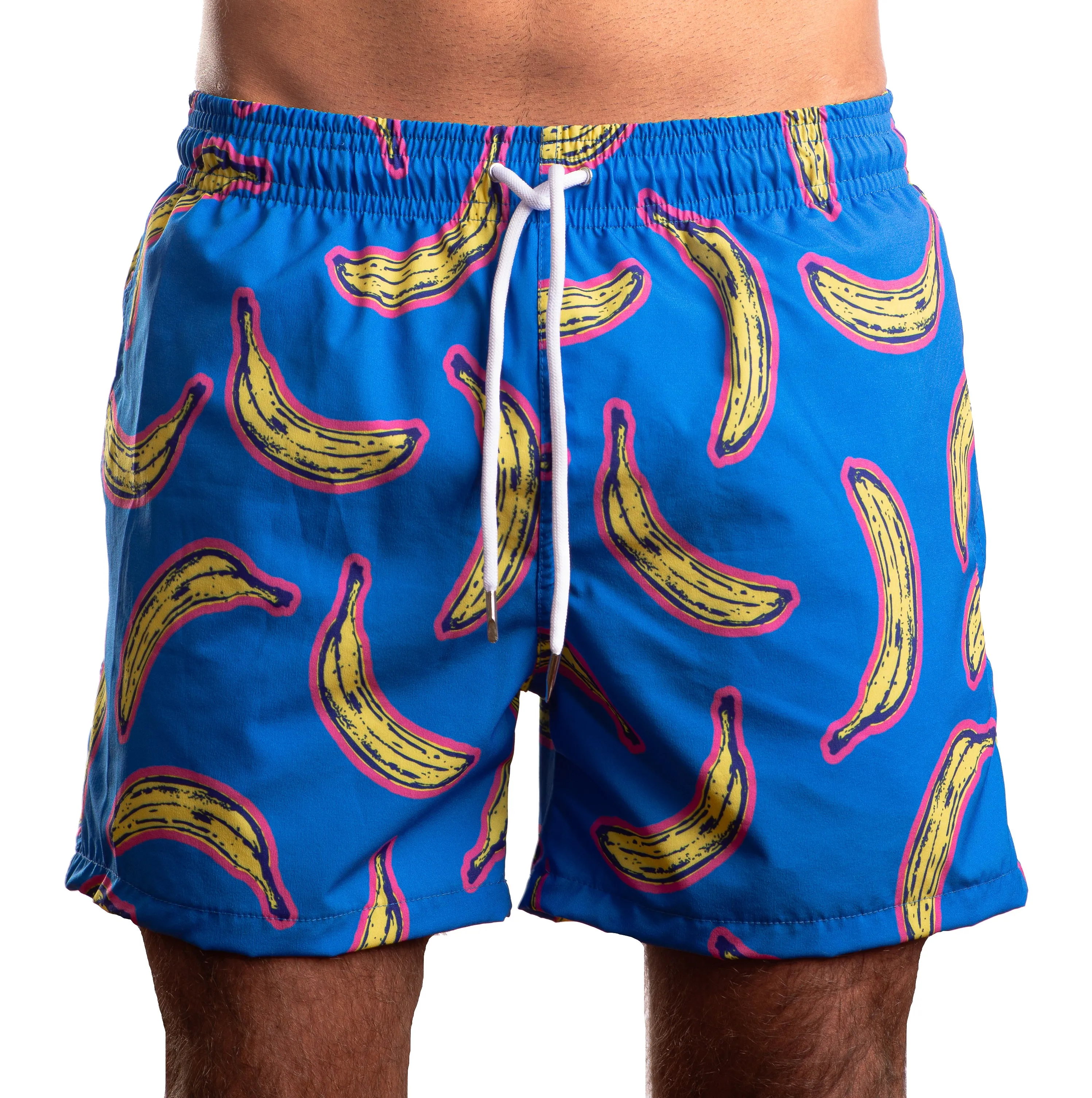 Traje de Baño con Estampado "Bananas" para Hombre - 4 Way Stretch