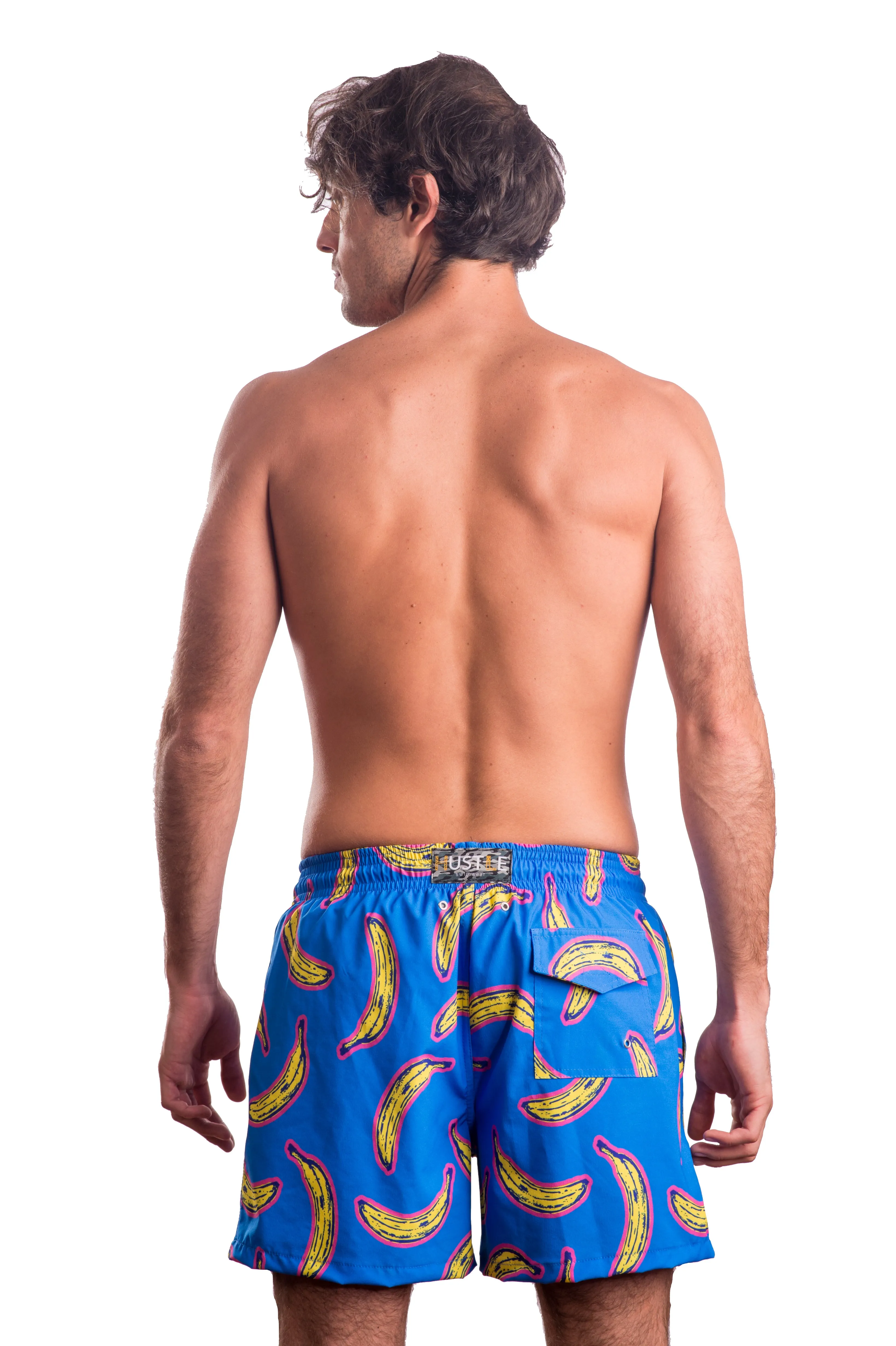 Traje de Baño con Estampado "Bananas" para Hombre - 4 Way Stretch