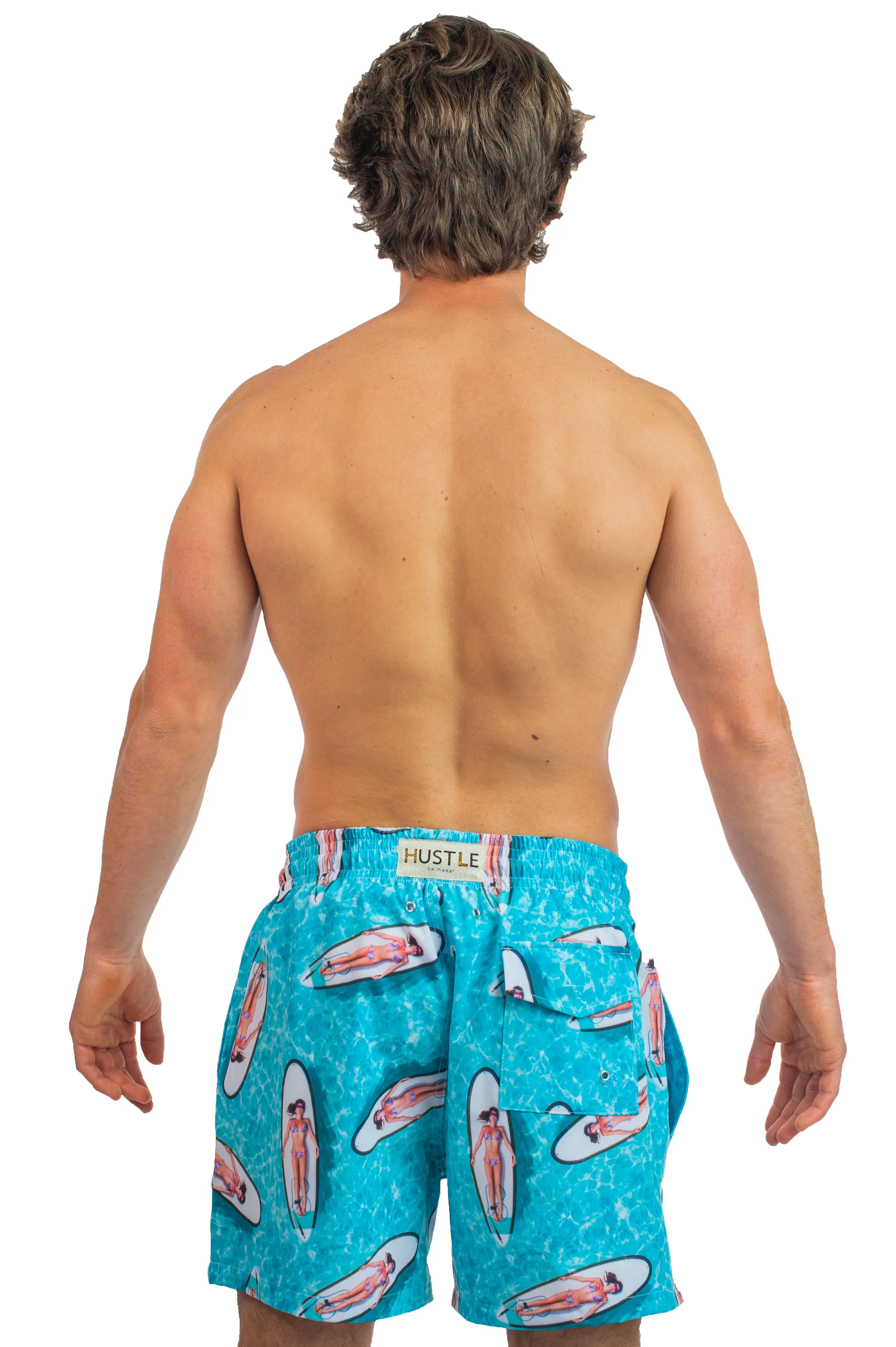Traje de Baño con Estampado "Paddle Surf" para Hombre - 4 Way Stretch