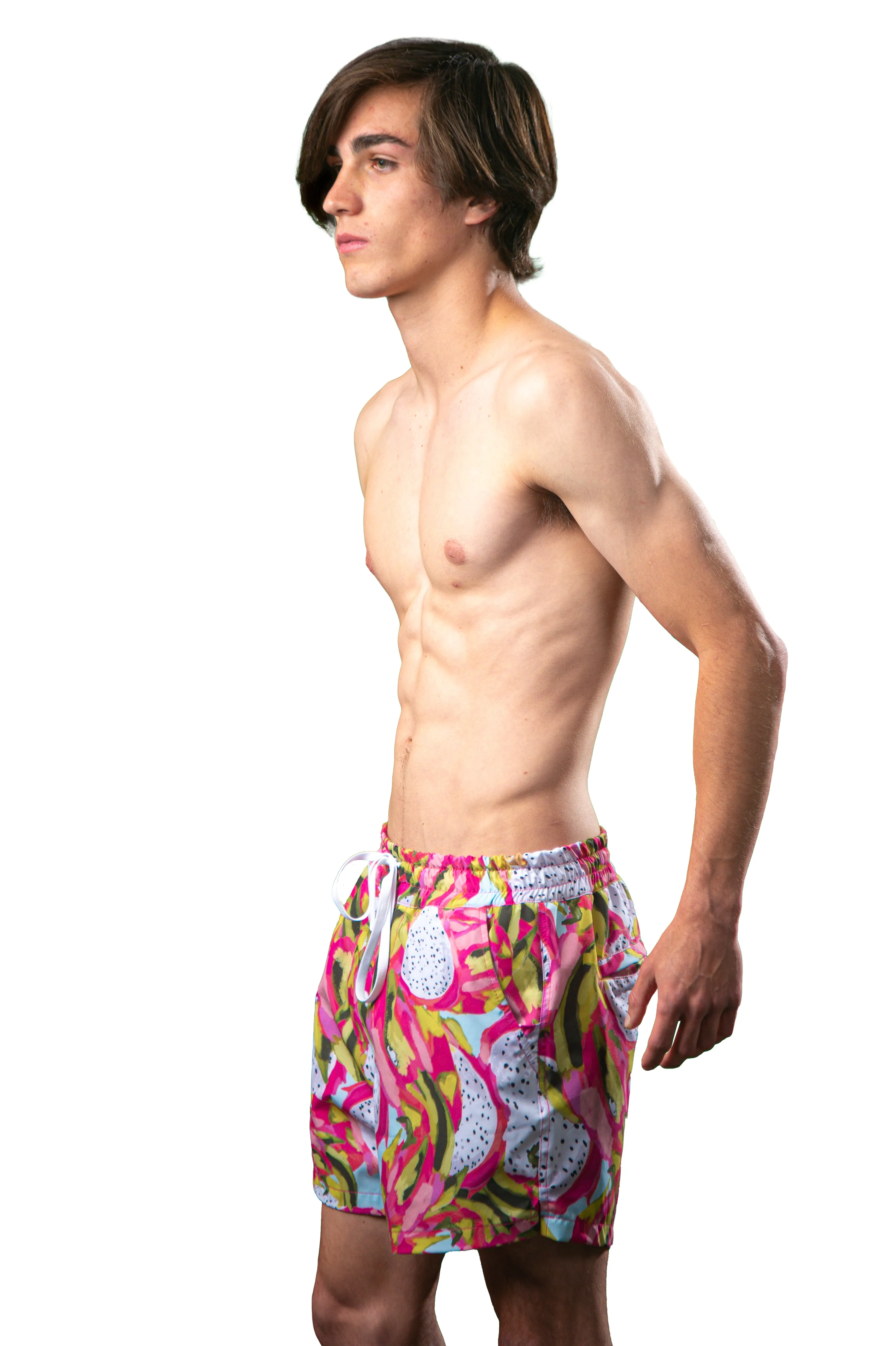 Traje de Baño con Estampado "Pitahaya" para Hombre - 4 Way Stretch
