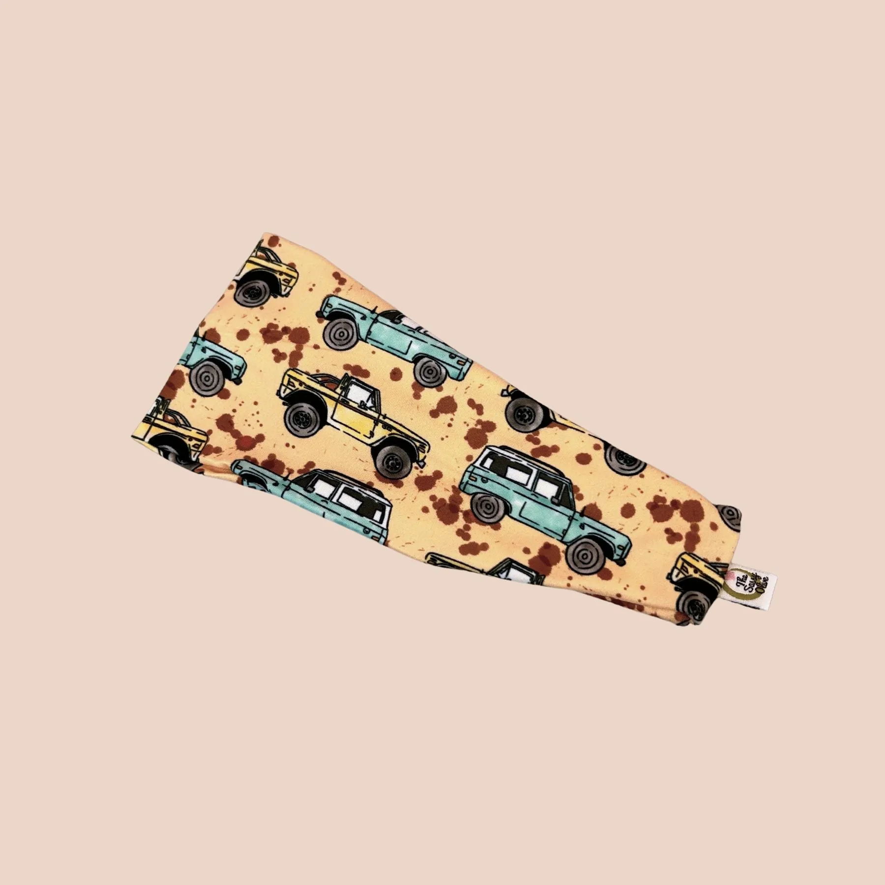 Two Trackin Bronco Stretch Headband