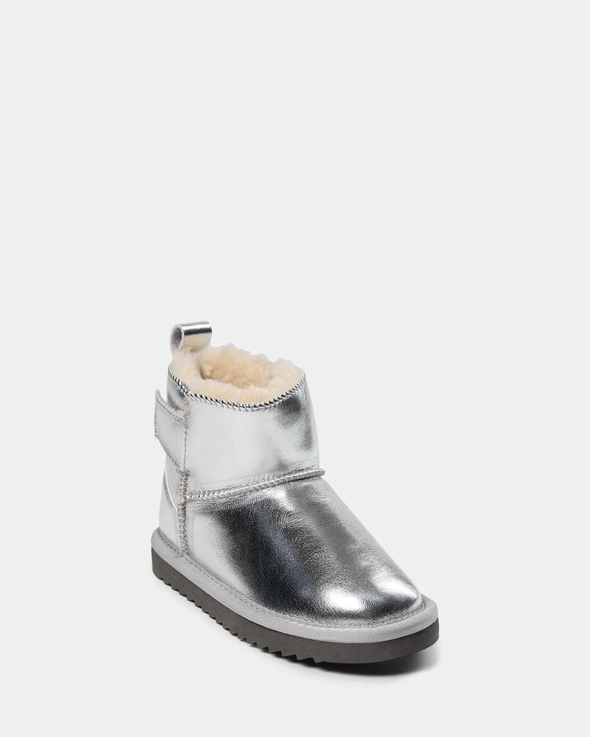 VALESK TEDDY BOOT - Silver