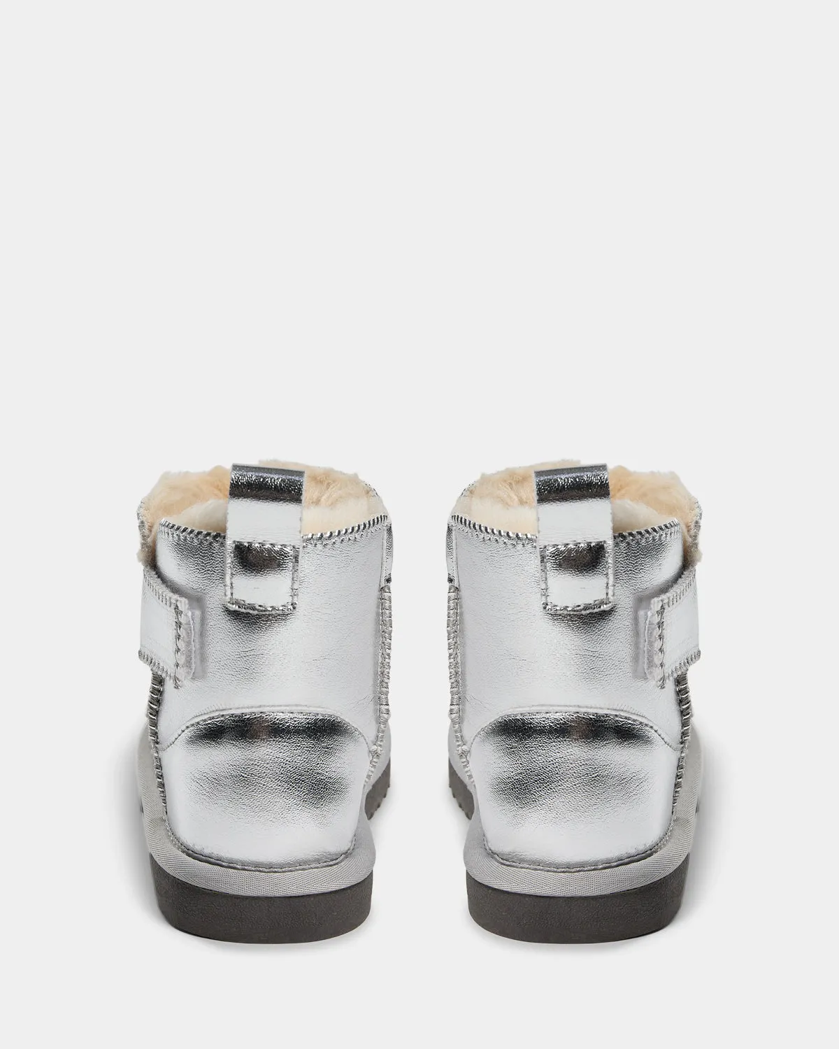 VALESK TEDDY BOOT - Silver