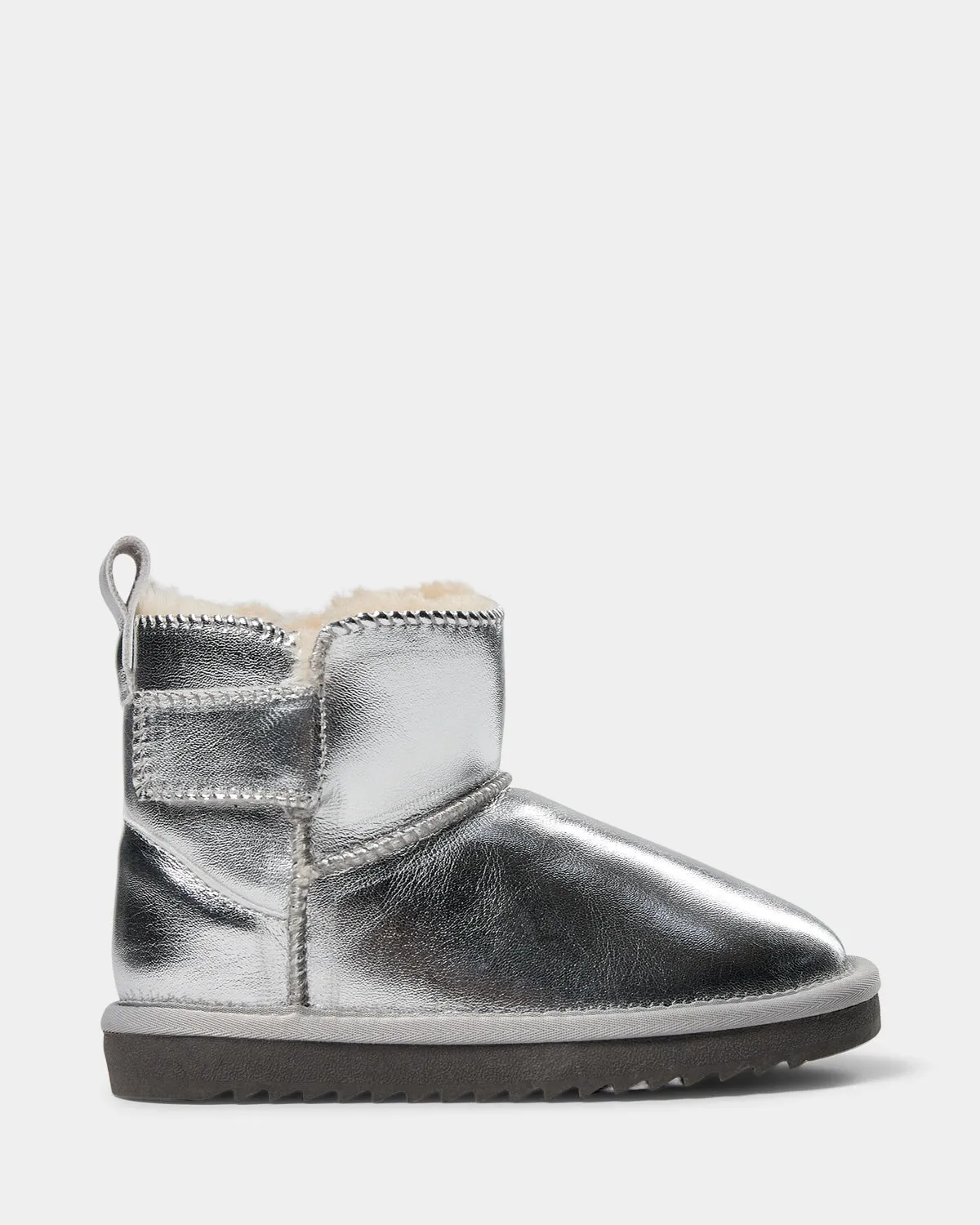 VALESK TEDDY BOOT - Silver