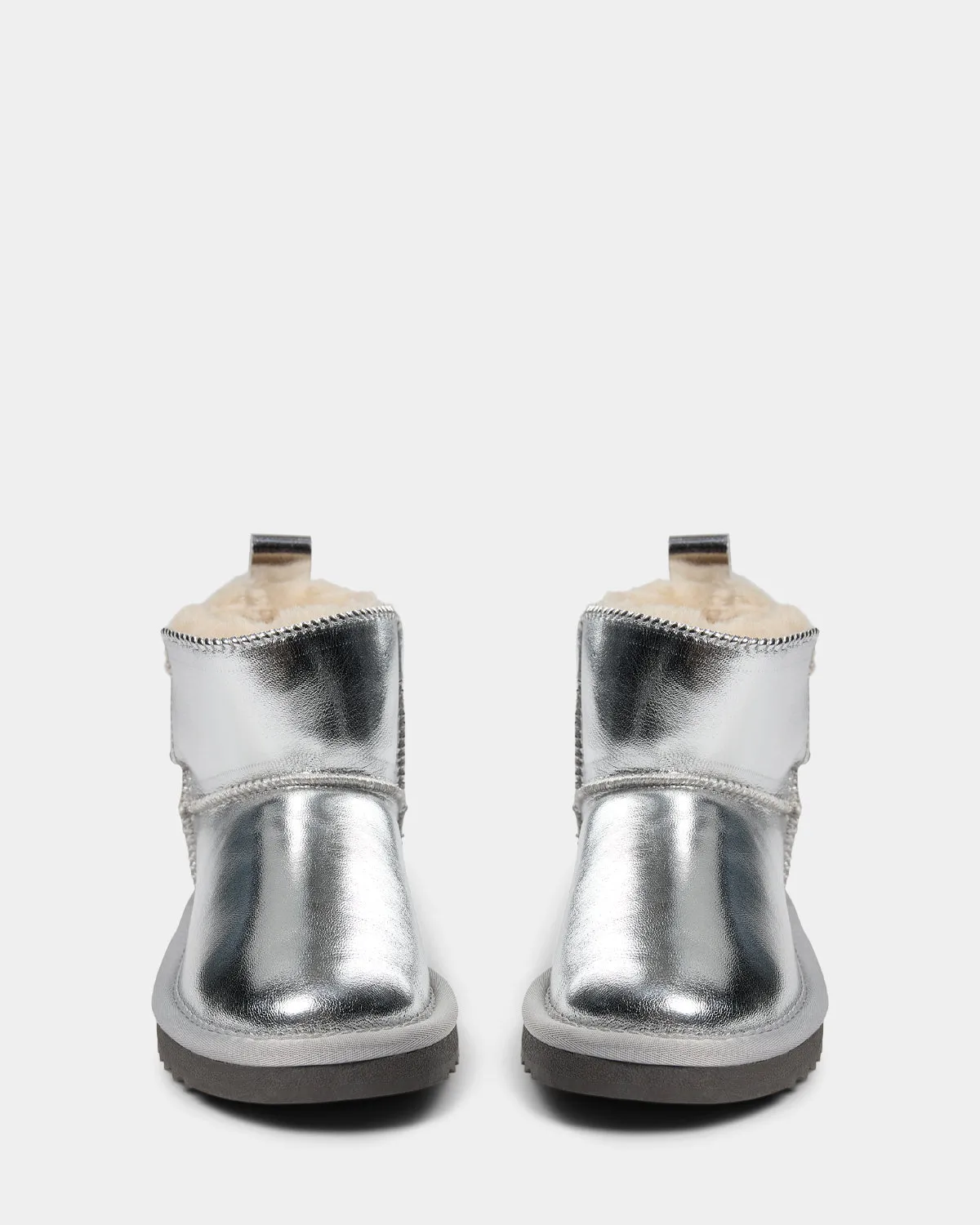 VALESK TEDDY BOOT - Silver
