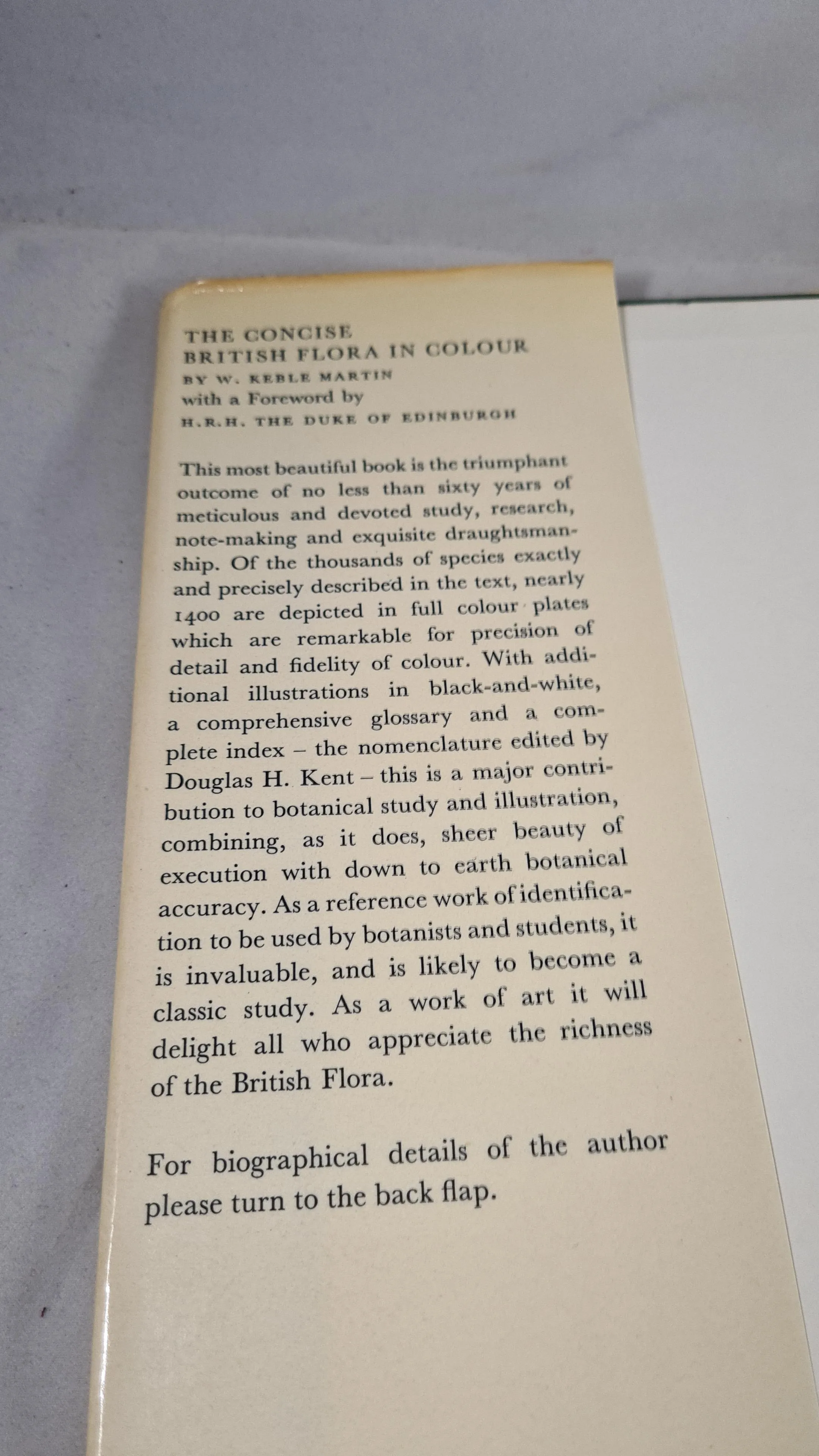 W Keble Martin - The Concise British Flora in Colour, Ebury Press, 1965, First Edition