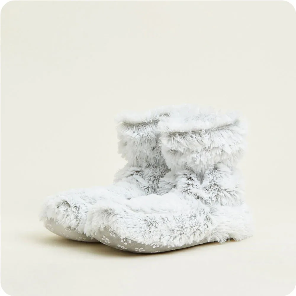 Warmies Marshmallow Grey Boots
