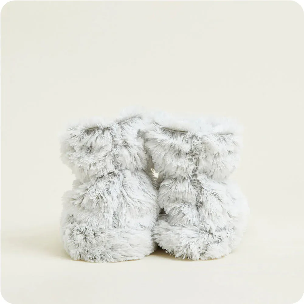 Warmies Marshmallow Grey Boots