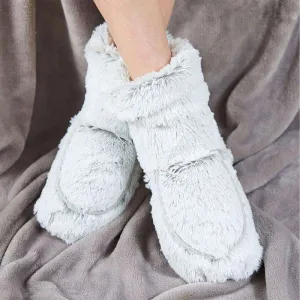 Warmies Marshmallow Grey Boots