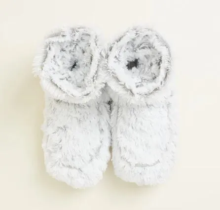 Warmies Marshmallow Grey Boots
