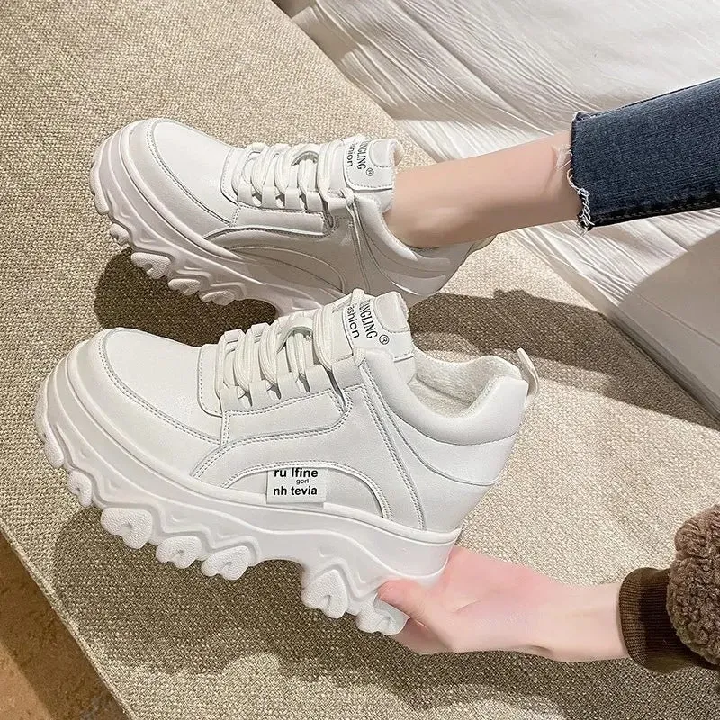 Wedge sneakers shoes for womens