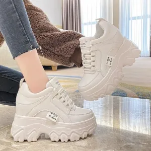 Wedge sneakers shoes for womens