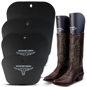 Western Boot Company Cowboy Shaft Shapers - 6" 4 PAIR (8 PIECES) SMALL