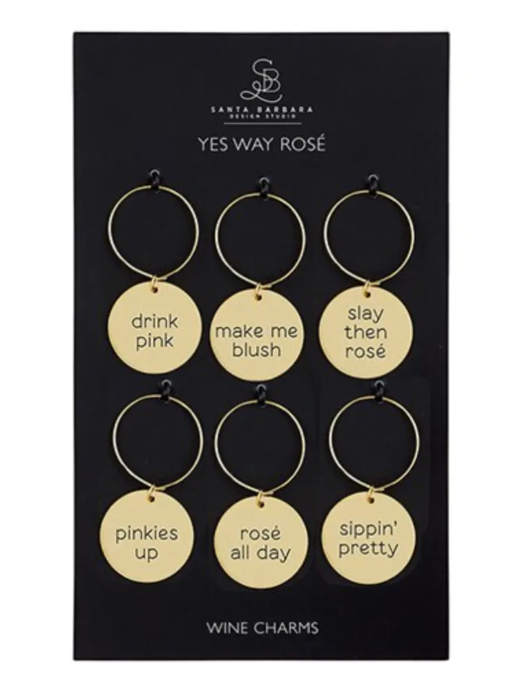 Wine Charms - Yes Way Rose