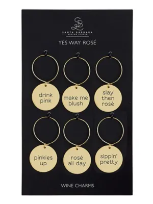 Wine Charms - Yes Way Rose