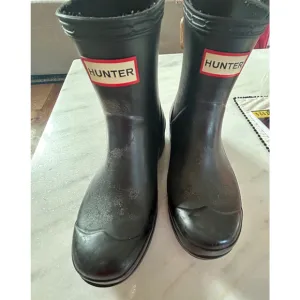 Women's Hunter Rain Boots Size 9 Black