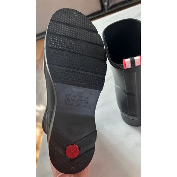 Women's Hunter Rain Boots Size 9 Black