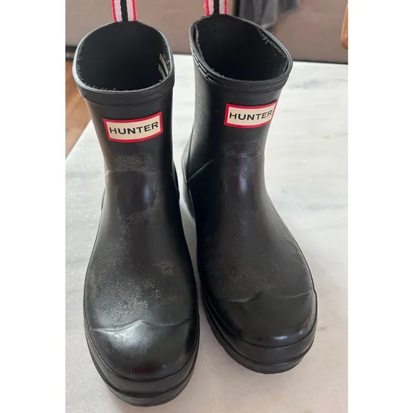 Women's Hunter Rain Boots Size 9 Black