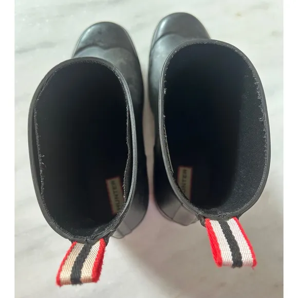 Women's Hunter Rain Boots Size 9 Black
