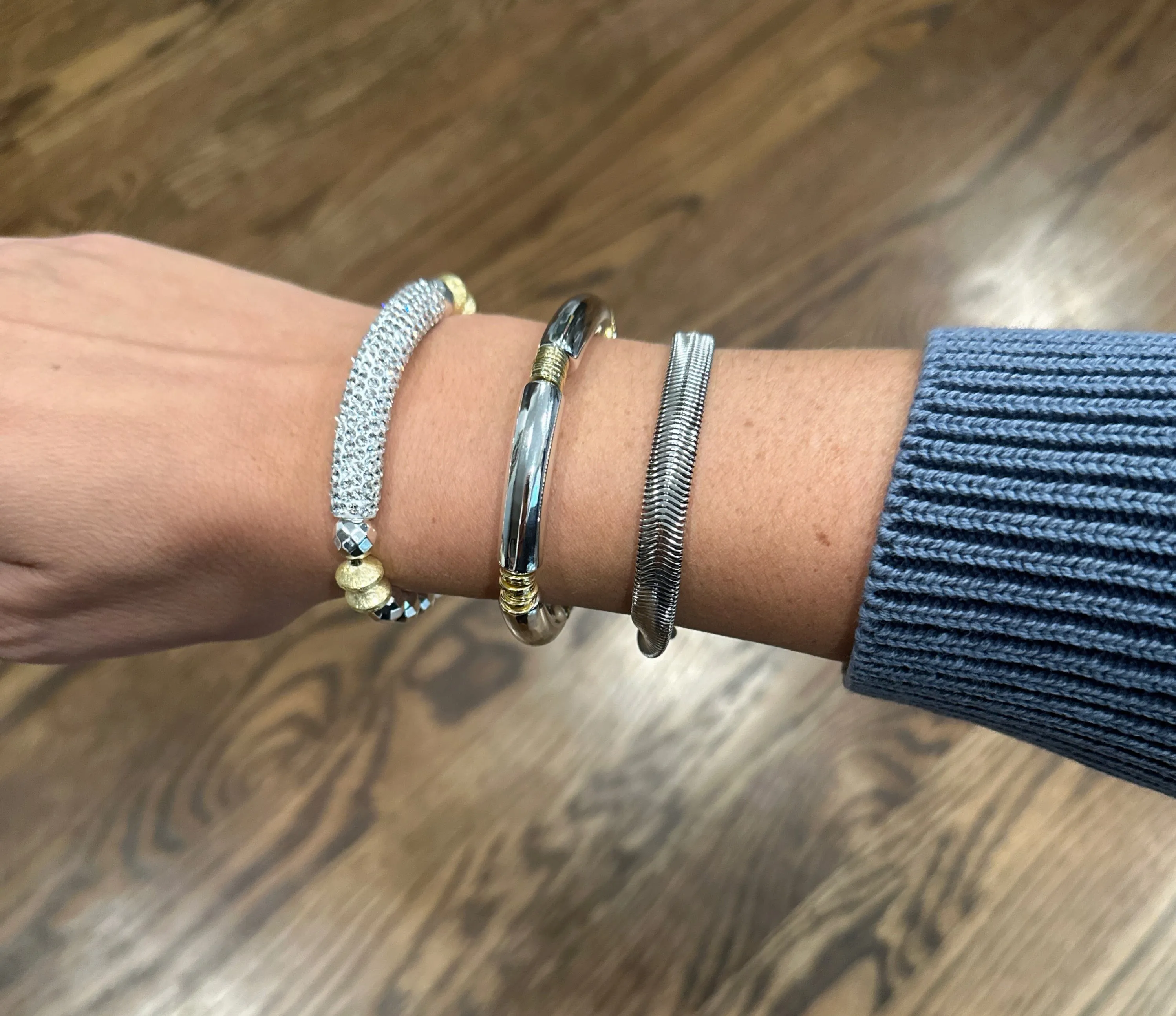 Wrist Candy Gold Silver Bracelet