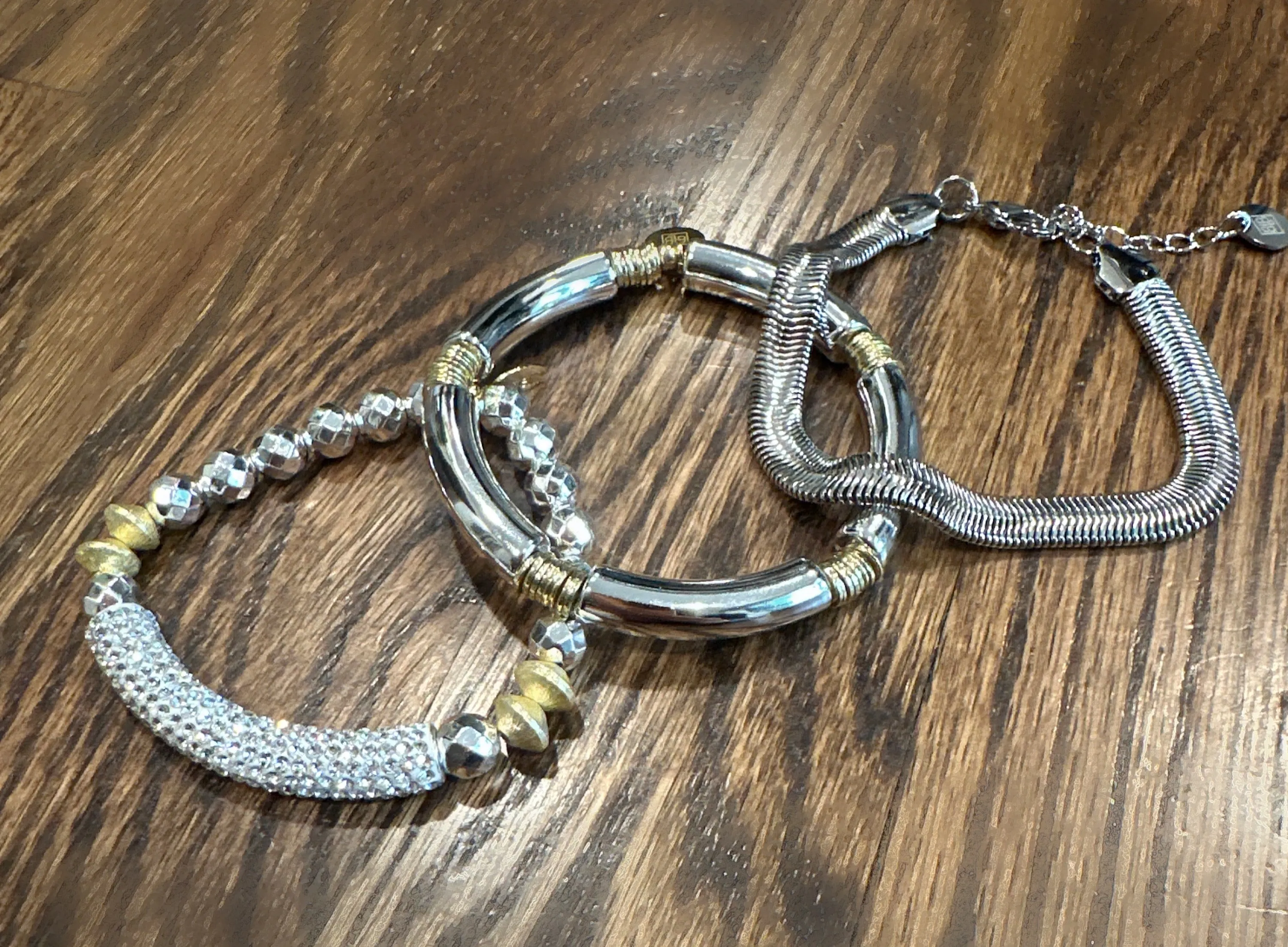 Wrist Candy Gold Silver Bracelet