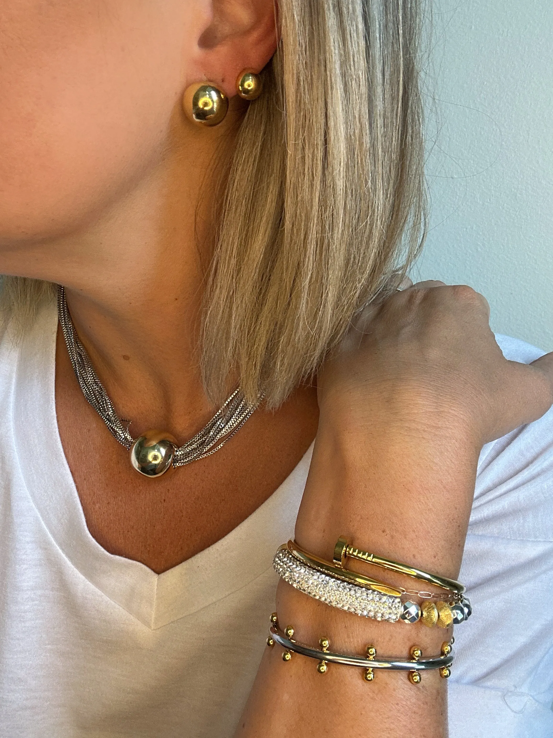Wrist Candy Gold Silver Bracelet