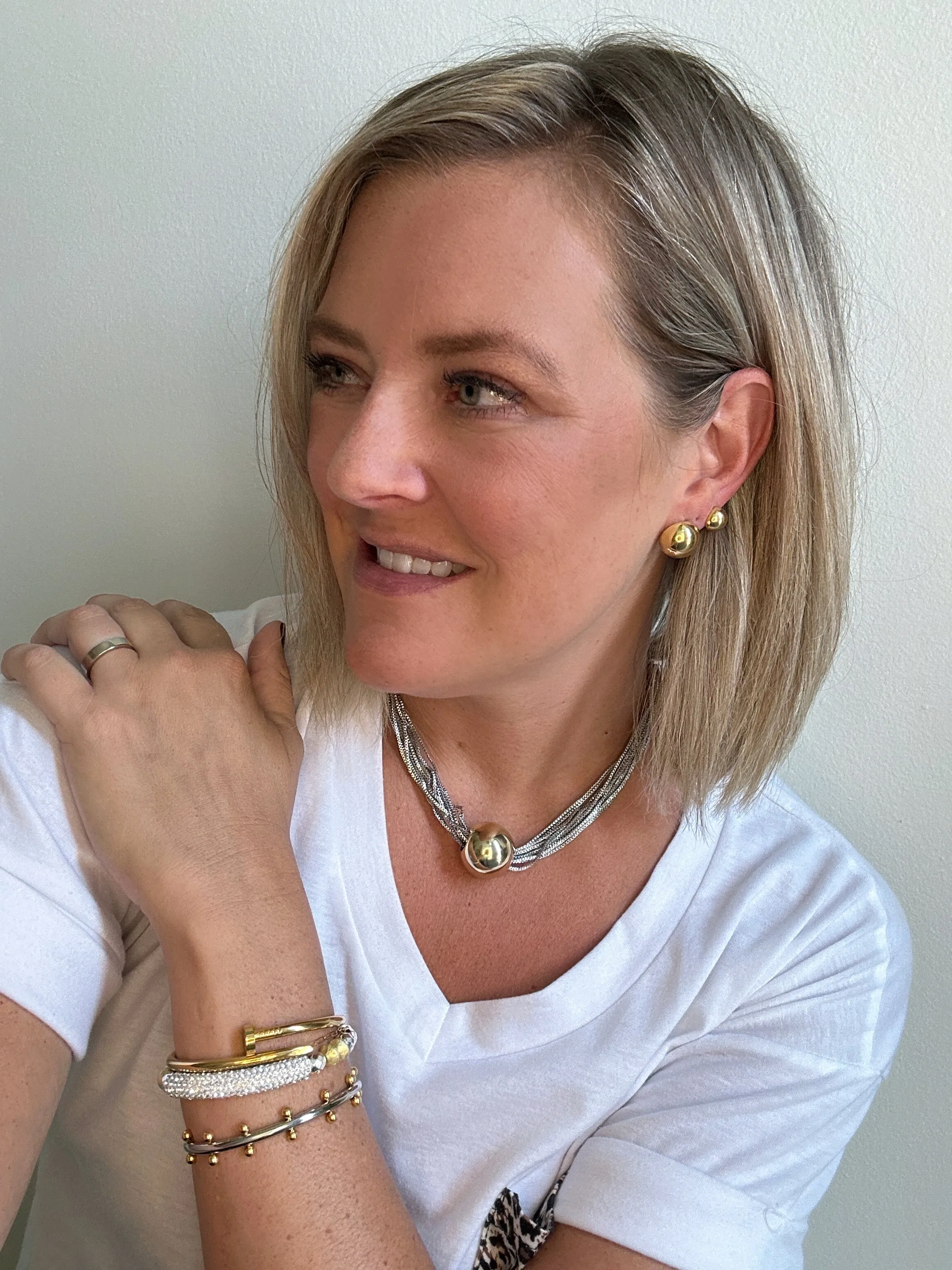 Wrist Candy Gold Silver Bracelet