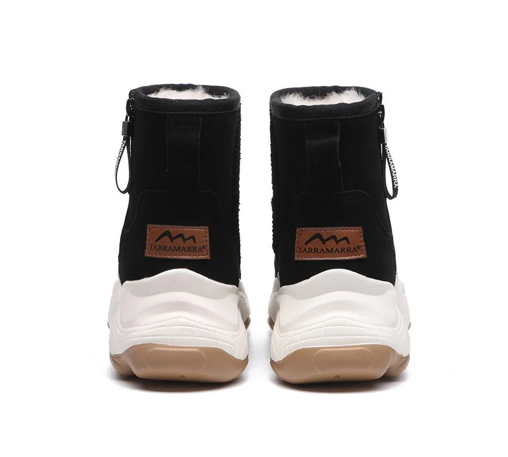 Zipper Ankle Boots Women Fronia