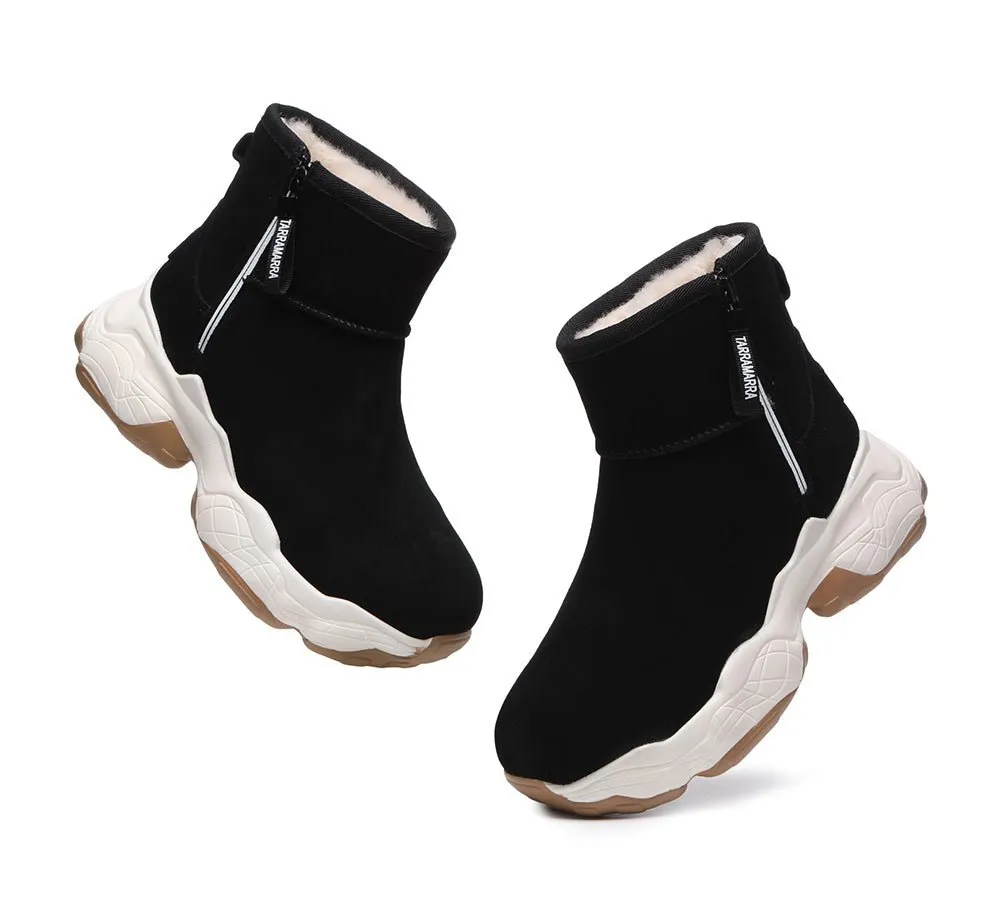 Zipper Ankle Boots Women Fronia