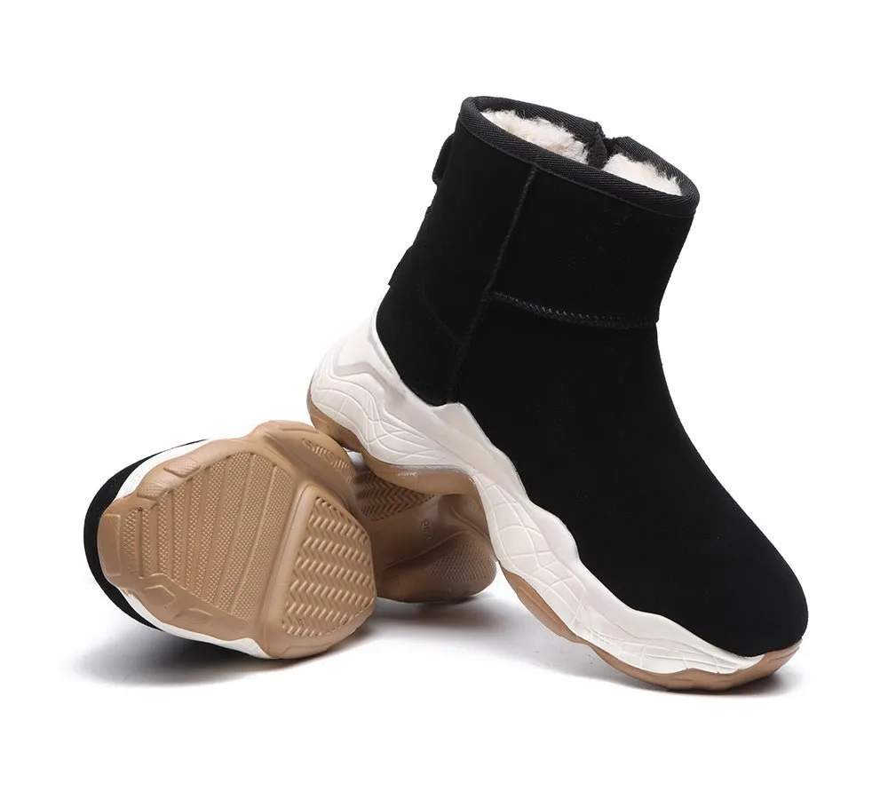 Zipper Ankle Boots Women Fronia