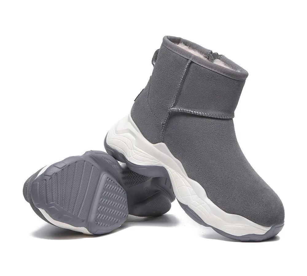 Zipper Ankle Boots Women Fronia