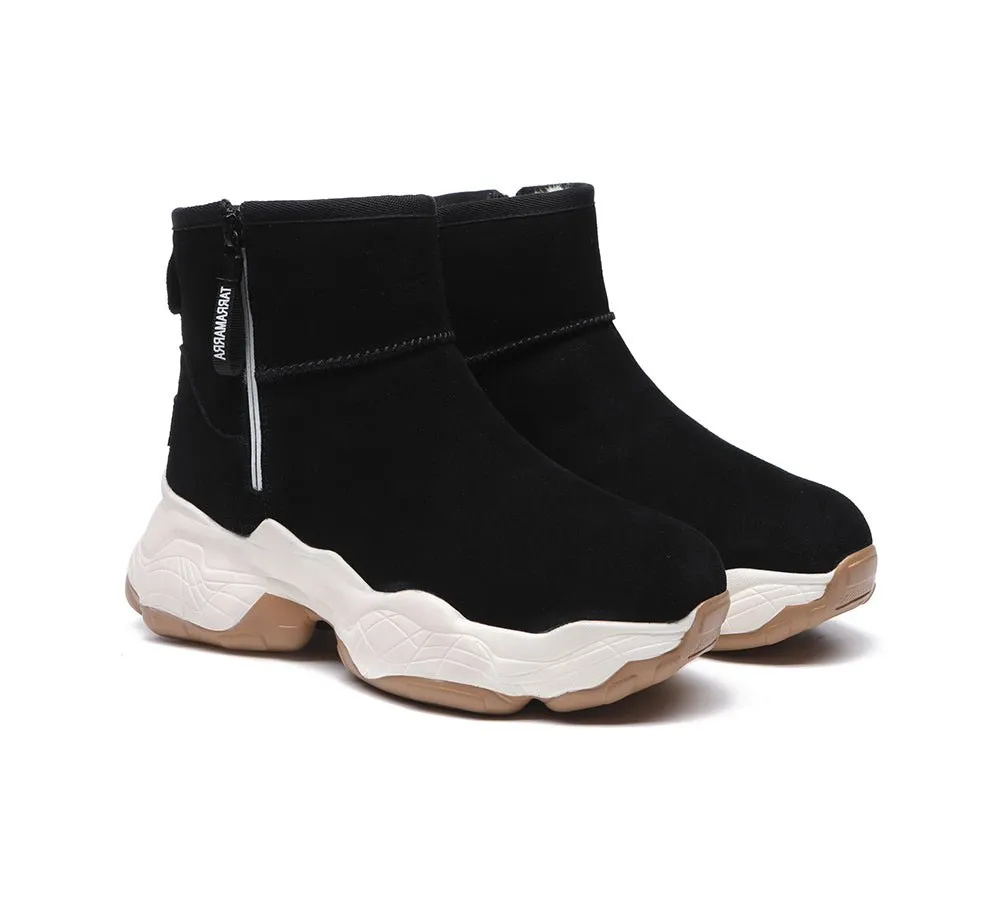 Zipper Ankle Boots Women Fronia