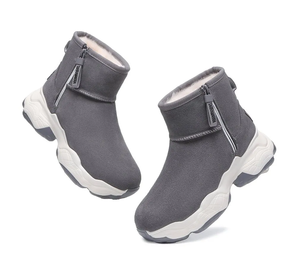 Zipper Ankle Boots Women Fronia