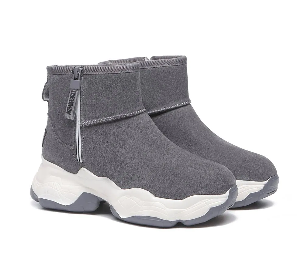 Zipper Ankle Boots Women Fronia