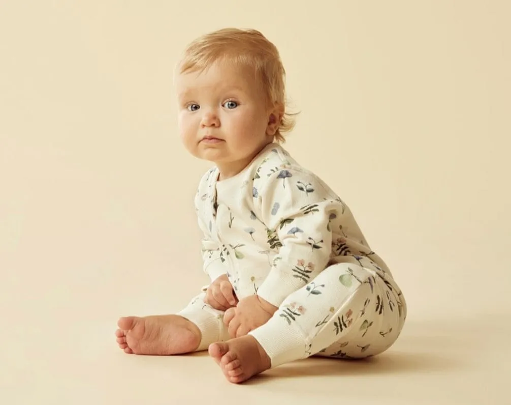 Zipsuit with Feet - Petit Garden