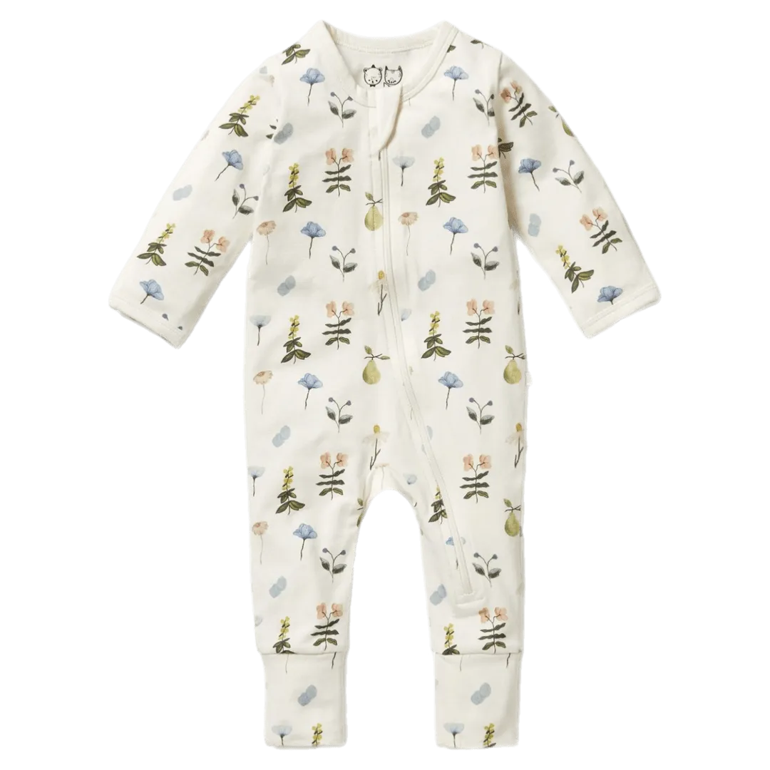 Zipsuit with Feet - Petit Garden